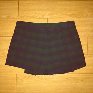 Zara Plaid Pleated Skort